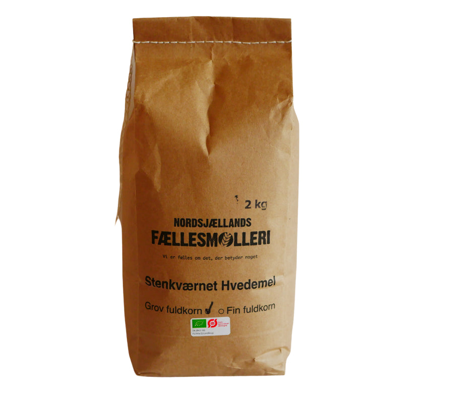Øko Grov Hvede 2 kg – Stenkværnet fuldkornshvedemel