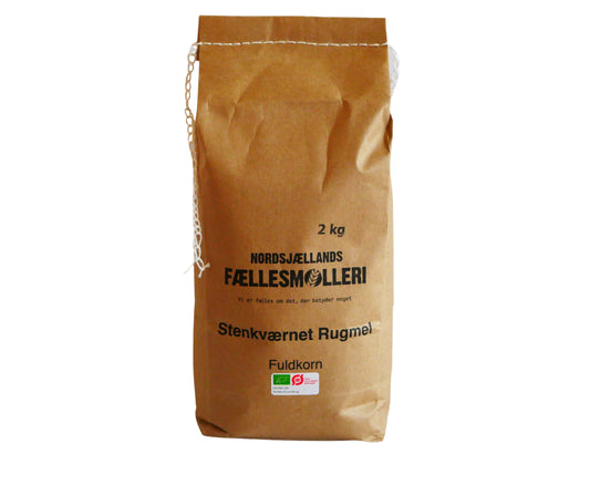 Øko Fin Rug 2 kg – Stenkværnet fuldkornsmel